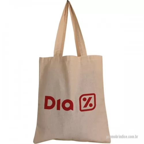 Ecobag personalizado - Eco bag tecido cru 100% algodão personalizado. Tamanho 30x40 cm (LxA). São resistentes e duráveis, fortalecendo assim sua marca onde ela tiver.