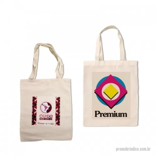 Ecobag personalizado - Sacola De Algodão Cru Tamanho 30x40 cm sem limite de cor