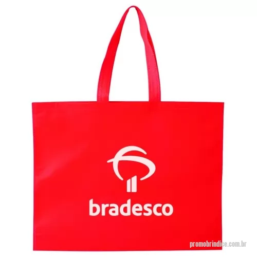 Ecobag personalizado - Sacola de TNT com costura termo selada.