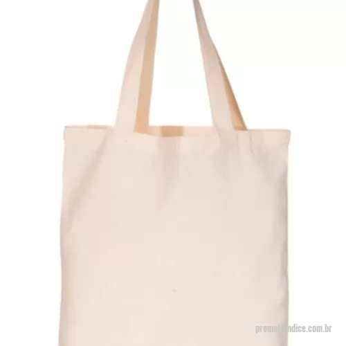 Ecobag personalizado - Ecobag de algodão com alça costurada internamente