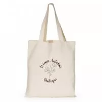 Ecobag em Algodão Cru 320g, Medidas 35cm x 35cm