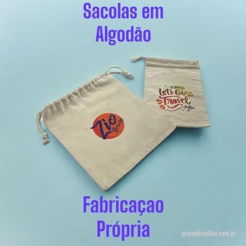 Embalagem personalizado - Sacola tipo mochila com gravação digital