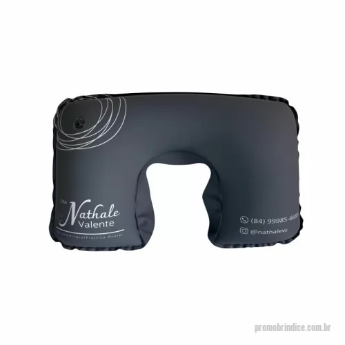 Encosto para cabeça personalizado - Encosto de cabeça inflável - Personalizado - medida: 43x26