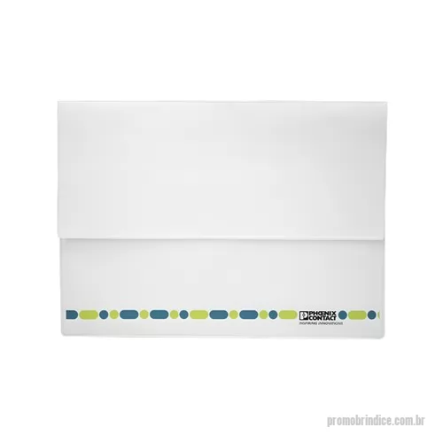 Envelope plástico personalizado - Envelope / Pasta   confeccionada no processo de costura eletrônica. Em PVC laminado branco , cristal ou colorido. Personalizável em serigrafia (silk screen). Medindo : 34,5x25 x12 de aba 