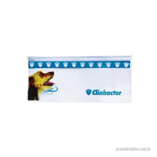 Estojo personalizado - ESTOJO ZIPZAP PVC - PERSONALIZADO  - TAMANHO 23X10