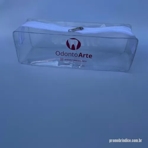 Estojo porta lápis personalizado - Pvc
