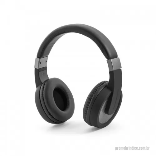 Fone de Ouvido Bluetooth personalizado - Fone de ouvido em ABS e PU com microfone, transmissão sem fios BT v5.0 e potência de 30 mW. A bateria tem uma capacidade de 300 mAh e autonomia aproximada de 12 horas. Produto com cabo de carregamento micro USB incluso. 