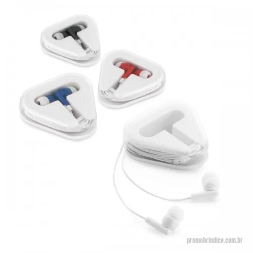Fone de ouvido personalizado - Fone de ouvido com cabo de 1,25 m com ligação stereo intraauricular