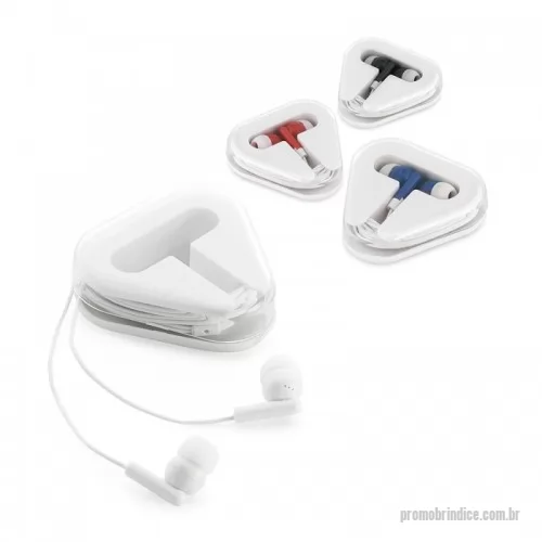 Fone de ouvido personalizado - Fone de ouvido com cabo de 1,25 m com ligação stereo 3,5 mm. 