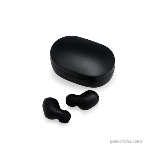 Fone de ouvido personalizado - Fone de Ouvido Bluetooth Touch com Case Carregador