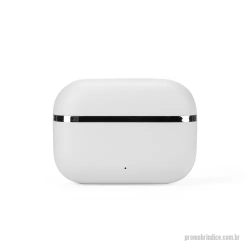 Fone de ouvido personalizado - Fones sem fio, estrutura plástica resistente a respingos. Bluetooth 5.4, comandos touch, microfone. Estojo com entrada USB-C.