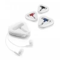 Fone de ouvido com cabo de 1,25 m com ligação stereo 3,5 mm. 