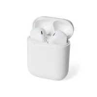 Fone de ouvido bluetooth com comandos touch, microfone e case carregador de fechamento magnético. Fones e case com acabamento brilhante, acompanha USB Lightning.  Altura :  5,6 cm  Largura :  4,4 cm  Espessura :  2,1 cm