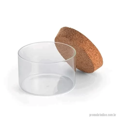 Frasco personalizado - Frasco de Vidro com Tampa Cortiça Personalizado