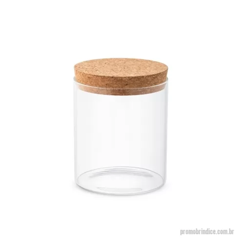 Frasco personalizado - Frasco de Vidro com Tampa Cortiça Personalizado