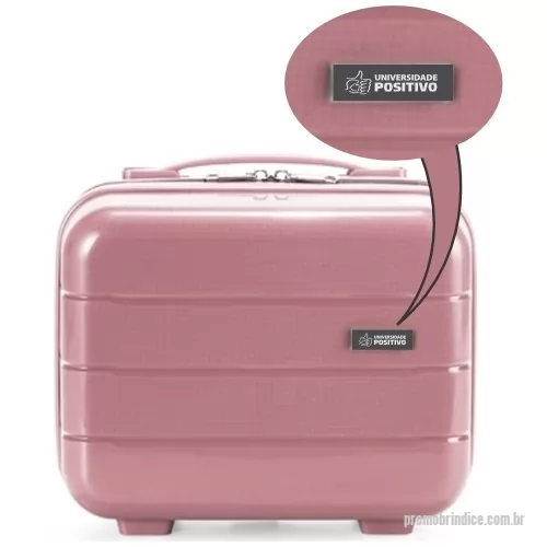 Frasqueira personalizada - Frasqueira de bordo 08 litros 27cm X 31cm X 16cm em plástico duro com compartimento interno e elásticos de fixação. Gravação da logo a laser em etiqueta metálica. Despachamos com frete pago para Sul, Sudeste e Centro Oeste