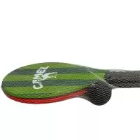 JOGO DE FRESCOBOL COM 02 RAQUETES E 01 BOLA DE BORRACHA, OPÇÃO DE MADEIRA MDF OU PINUS. PERSONALIZADO ATÉ 04 CORES