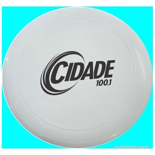 Frisbee personalizado - Frisbee com 23 cm de diâmetro, com área para aplicação da logomarca