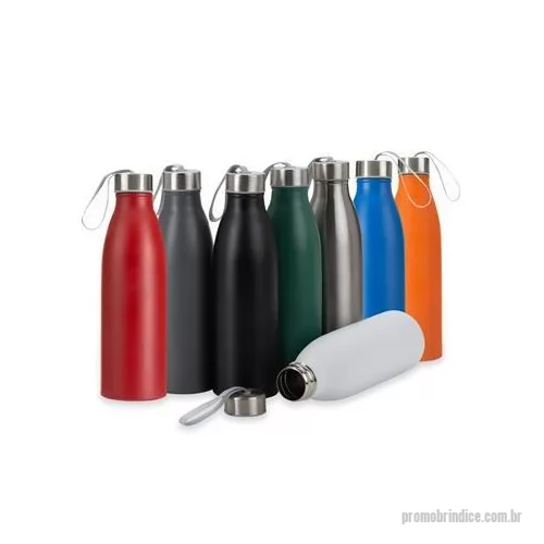 Garrafa de metal personalizada - Querendo uma garrafa personalizada premium para presentear colaboradores? Esse modelo é o brinde personalizado perfeito.