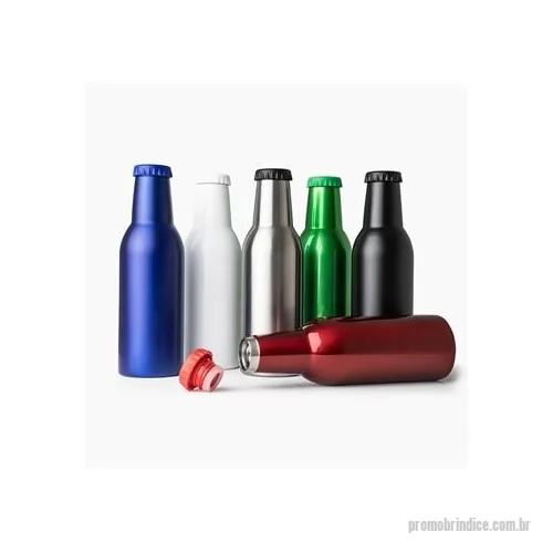 Garrafa de metal personalizada - Garrafa térmica 350ml em inox com tampa rosqueável e acabamento fosco. Altura : 20,9 cm Largura : 6,4 cm Circunferência : 20,2 cm Peso aproximado g : 194