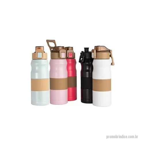 Garrafa de metal personalizada - A garrafa que vai te acompanhar em todos os momentos! Com 450 ml de capacidade, ela é feita em inox SUS 304, trazendo resistência e praticidade para o dia a dia. A tampa rosqueável plástica com trava garante aquele toque de segurança, e a alça flexív