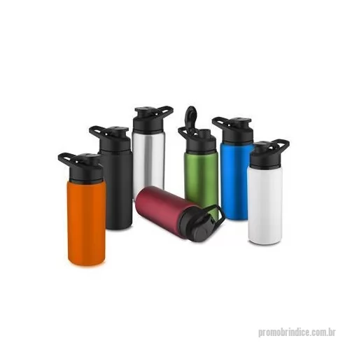 Garrafa de metal personalizada - Garrafa personalizada e confeccionada em alumínio é um brinde personalizado perfeito para presentear em datas especiais.