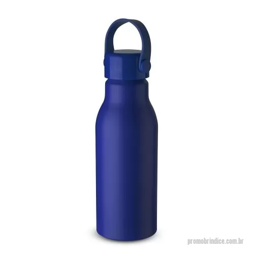 Garrafa de metal personalizada - Garrafa de alumínio com capacidade de 700ml, tampa plástica com alça de silicone.