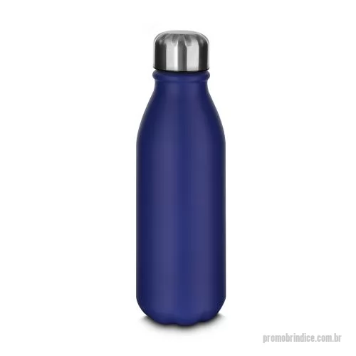Garrafa de metal personalizada - Garrafa em alumínio reciclado com capacidade de 550ml. Tampa rosqueável em inox. Pintura fosca. *Todas as garrafas acompanham etiqueta em papel kraft com descrição do produto. *Apresenta símbolo de reciclável na parte traseira do produto.
