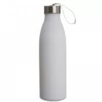 Garrafa confeccionada em inox, com capacidade até750ml. Possui tampa rosqueável e alça de nylon embutida para transporte. A Garrafa em Inox 750ml é ideal para divulgar a sua Marca e Fidelizar o seu Cliente!