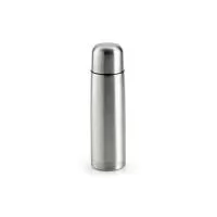 Garrafa em aço inox com parede dupla isolada a vácuo. Capacidade até 500 ml.