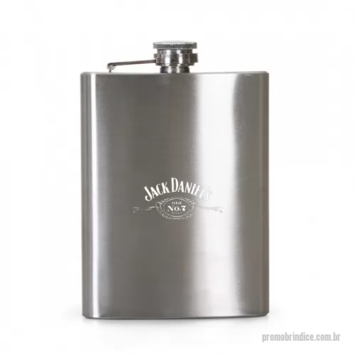 Garrafa para whisky personalizada - Cantil porta whisky com capacidade de 7oz. Dimensões:     Altura: 12,4cm. Largura: 9,3cm. Peso aproximado: 98 g.