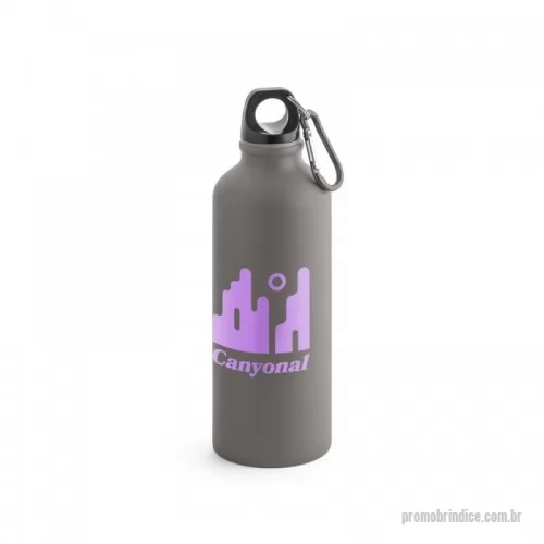 Garrafa personalizada - Squeeze em aço inox com parede dupla e tampa com sistema de vácuo (térmico). Capacidade até 500 mL. Mantém as bebidas quentes por 8h e frias por 24h. Certificação EU Food Grade. Fornecido em caixa branca. ø67 x 255 mm | Caixa: 75 x 75 x 275 mm