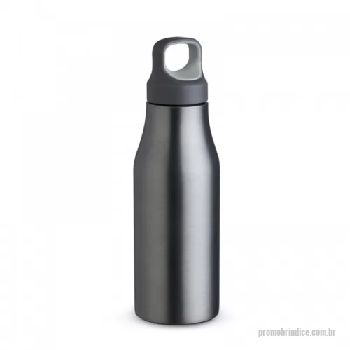 Garrafa personalizada - Garrafa 650ml em inox com tampa rosqueável com alça para transporte.