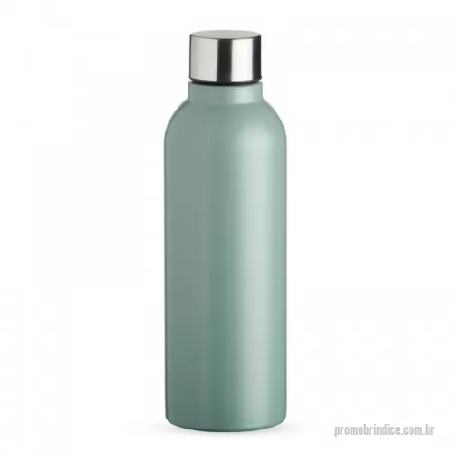 Garrafa personalizada - Garrafa inox 800ml em inox com tampa rosqueável e acabamento fosco.