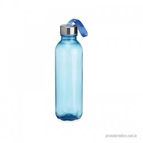 Garrafa personalizada - Garrafa PET 650ml com tampa de alumínio e alça para transporte embutida.