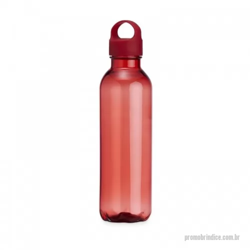 Garrafa personalizada - Garrafa PET 650ml com tampa plástica e alça para transporte