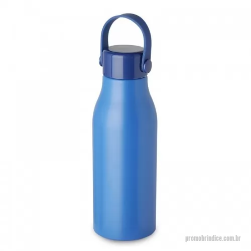 Garrafa personalizada - Garrafa de alumínio com capacidade de 700ml, tampa plástica com alça de silicone.