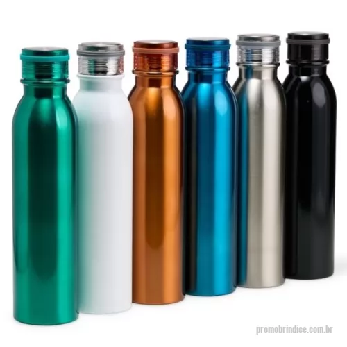 Garrafa personalizada - Bebidas na temperatura ideal em qualquer momento do dia. Esta garrafa térmica feita em inox 304, com parede dupla e capacidade de até 800ml é perfeita para qualquer ocasião, leve-a para a academia, parque ou até mesmo, para o trabalho. A sua alça de transporte é feita de silicone e está embutida na tampa (retire-a quase que completamente para usá-la). Uma verdadeira aliada na correria do dia a dia.