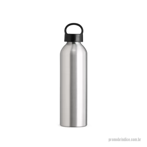 Garrafa personalizada -  Garrafa de alumínio 630ml. Possui tampa plástica rosqueável com alça integrada.