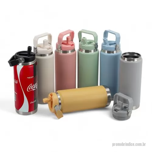 Garrafa personalizada - Garrafa Térmica Personalizada Digital 360º