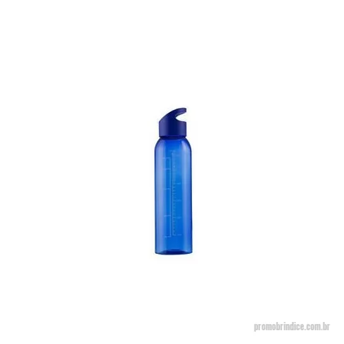 Garrafa personalizada - Garrafa feita em plástico livre de BPA com capacidade máxima de 700 ml e marcação de volume impressa para até 650 ml. Possui tampa rosqueável com alça fixa para facilitar o transporte. Altura : 25,7 cm Largura : 6,8 cm Circunferência : 21,6 cm Peso a