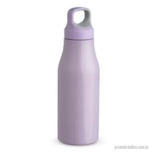 Garrafa personalizada - A Garrafa Inox 650ml Personalizada é uma excelente opção para empresas, eventos, academias, campanhas promocionais e presentes personalizados. Fabricada em inox de alta qualidade, combina resistência, praticidade e um design moderno, sendo ideal para o uso diário.  Com capacidade para 650ml, possui tampa rosqueável com alça para transporte, oferecendo mais segurança no fechamento e praticidade para levar a garrafa em viagens, caminhadas, academia ou ambiente de trabalho.  A personalização pode ser realizada em gravação a laser, proporcionando um acabamento sofisticado, permanente e resistente, ou em DTF UV, ideal para logotipos, artes coloridas e imagens com excelente definição e alta durabilidade.  Características Capacidade: 650ml Material: Inox Tampa rosqueável Alça para transporte Personalização em gravação a laser ou DTF UV Medidas Altura: 23,6 cm Largura: 7,2 cm Circunferência: 22,7 cm Informações Importantes O prazo de produção começa a contar somente após a aprovação do layout 