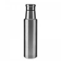 Garrafa de inox 201 com capacidade de 980ml.