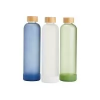 Garrafa Squeeze Vidro com Tampa de Bambu