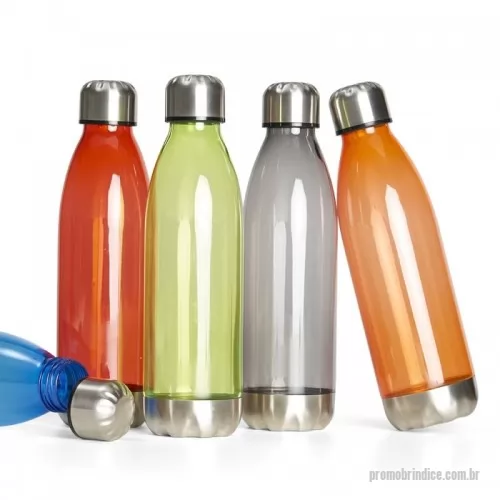 Garrafa Plástica personalizada - Garrafa plástica  com capacidade até 700ml . Ela é translúcida, possui tampa e base em alumínio. A Garrafa Plástica 700 ml é um produto fantástico para divulgar a Marca da sua Empresa.