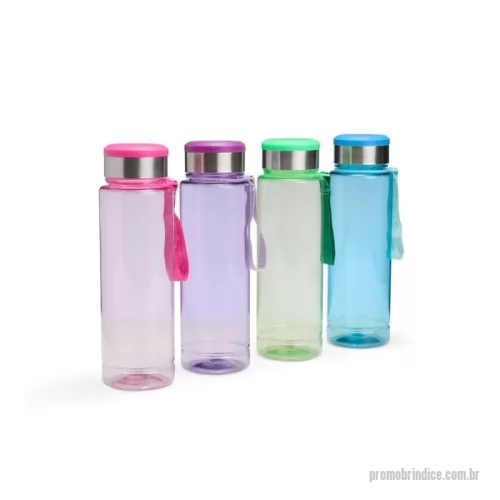 Garrafa Plástica personalizada - Hidratação e organização! Feita em plástico, nossa garrafa tem capacidade de 950ml e contém uma função extra: porta-comprimidos. Sua tampa rosqueável com detalhe em alumínio possui um compartimento para armazenar comprimidos de forma segura. Além disso, sua alça de nylon oferece mais comodidade no transporte.