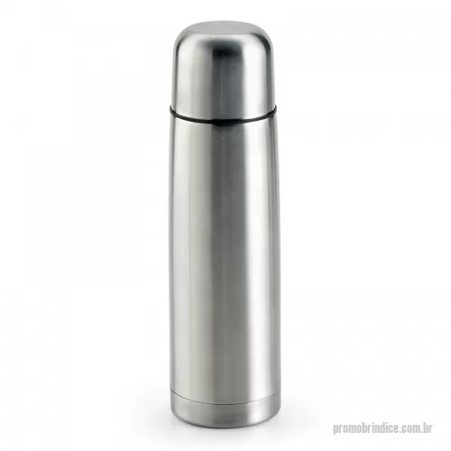 Garrafa térmica personalizada - Garrafa em aço inox com parede dupla isolada a vácuo. Capacidade até 500 ml. Fornecida em caixa. 