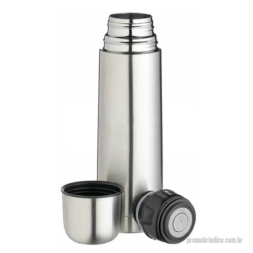 Garrafa térmica personalizada - Brinde perfeito para ações promocionais em feiras e eventos, a garrafa térmica de inox 500ml personalizada é confeccionada em material de alta durabilidade. Com ótima capacidade para manter a temperatura das bebidas por mais tempo, a garrafa térmica 