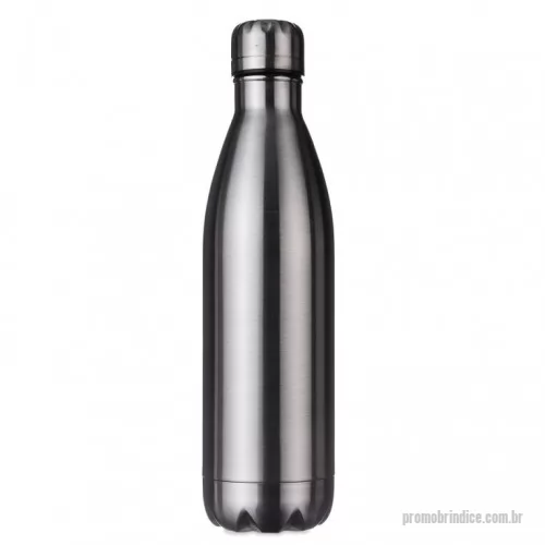 Garrafa térmica personalizada - Garrafa térmica 780ml em inox de alta qualidade. Possui tampa rosqueável com detalhe superior em relevo, pode ser utilizada com líquidos quentes ou frios. Observação: não colocar no fogão ou micro-ondas.