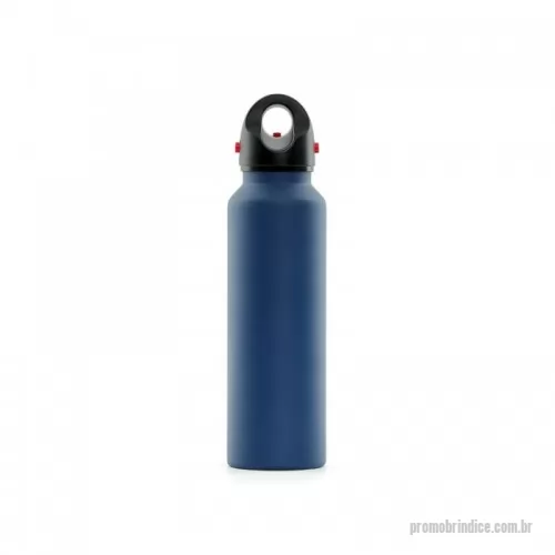 Garrafa térmica personalizada - Garrafa Térmica em inox de parede dupla com capacidade de 620ml. Tampa possui trava de segurança com válvula de exaustão para liberação de pressão.